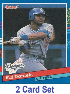 Kal Daniels Baseball Card Collection